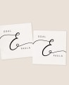 Pegatina cuadrada para detalles de boda colección minimal París