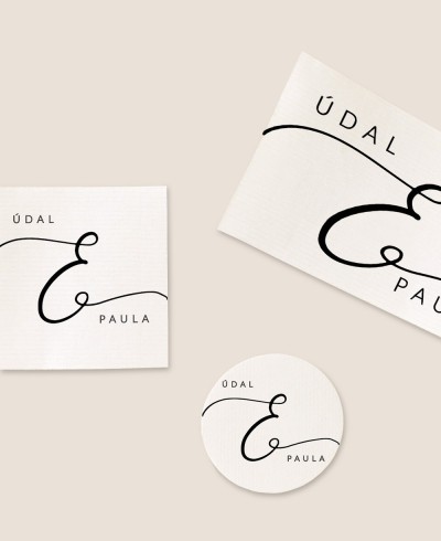 Formatos pegatinas para detalles de boda colección minimal París