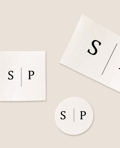 Formatos pegatinas para detalles de boda colección minimal Tokyo