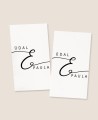 Autocolantes retangulares verticais para detalhes minimalistas do casamento