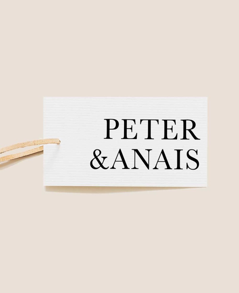 Etichetta rettangolare per i dettagli del matrimonio della collezione minimal Berlin Etichetta rettangolare per i dettagli del matrimonio della collezione minimal Berlin