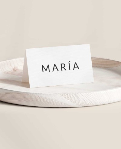 Platzhalter für Hochzeitstische aus der minimalistischen Manhattan-Kollektion