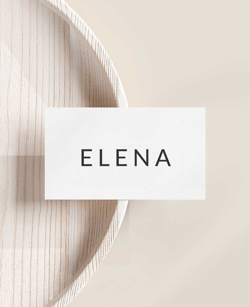 Platzhalter für Hochzeiten im minimalistischen Stil Platzhalter für Hochzeiten im minimalistischen Stil