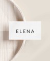 Platzhalter für Hochzeiten im minimalistischen Stil