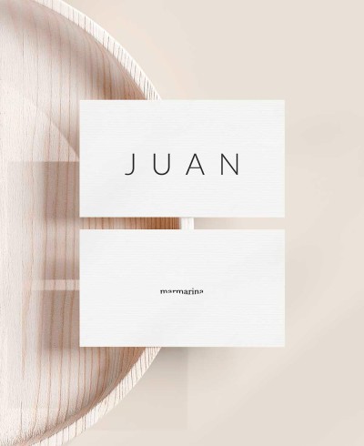 Identifikator für Hochzeitssitz im Clean-Minimal-Stil