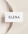 Sitebook de casamento de tipografia minimalista