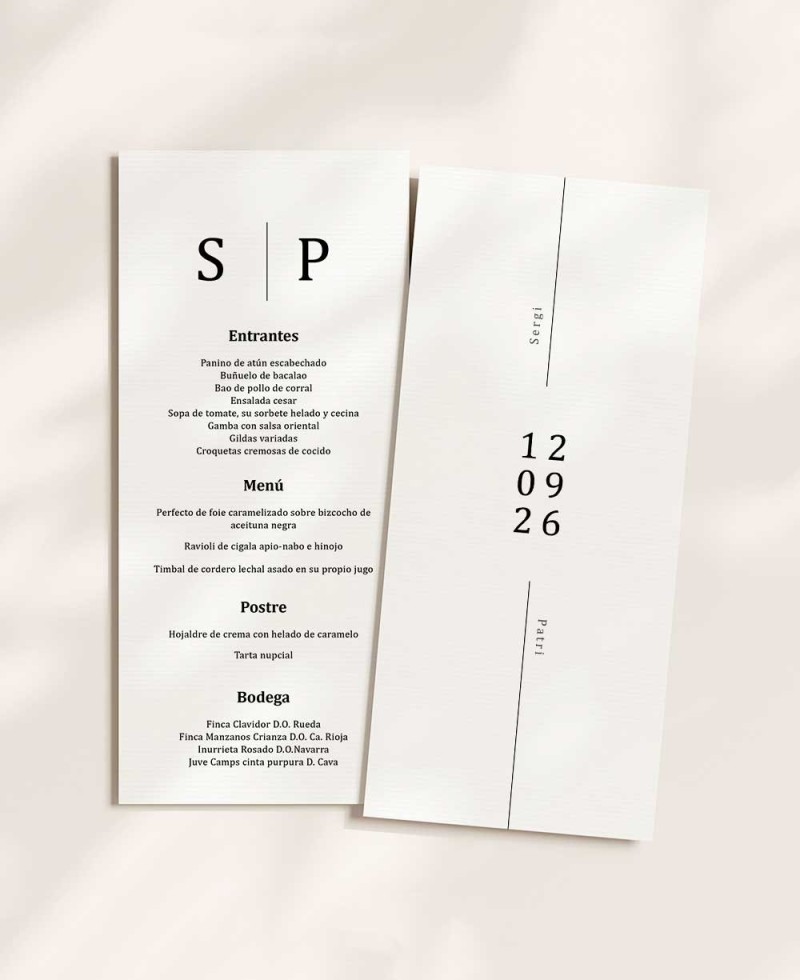 Beautiful black and white wedding menus Beautiful black and white wedding menus