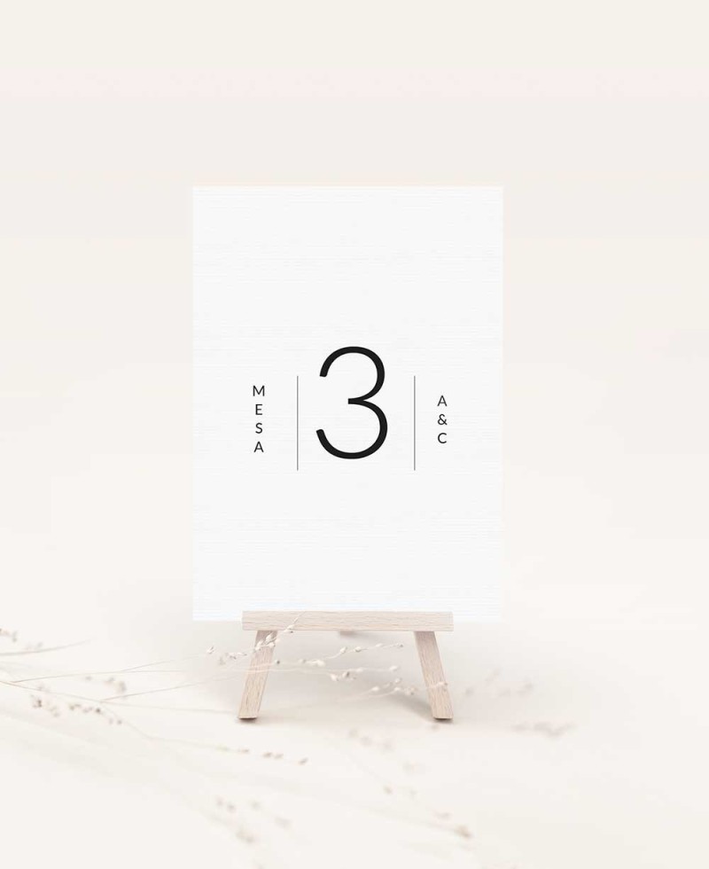 Minimalistischer Stil Hochzeitstischnummern Minimalistischer Stil Hochzeitstischnummern