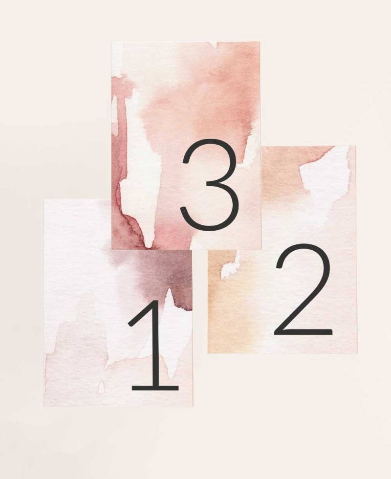 Table numbers for weddings terracotta collection Table numbers for weddings terracotta collection