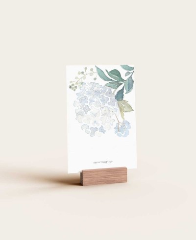 Trasera número de mesa colección hortensias