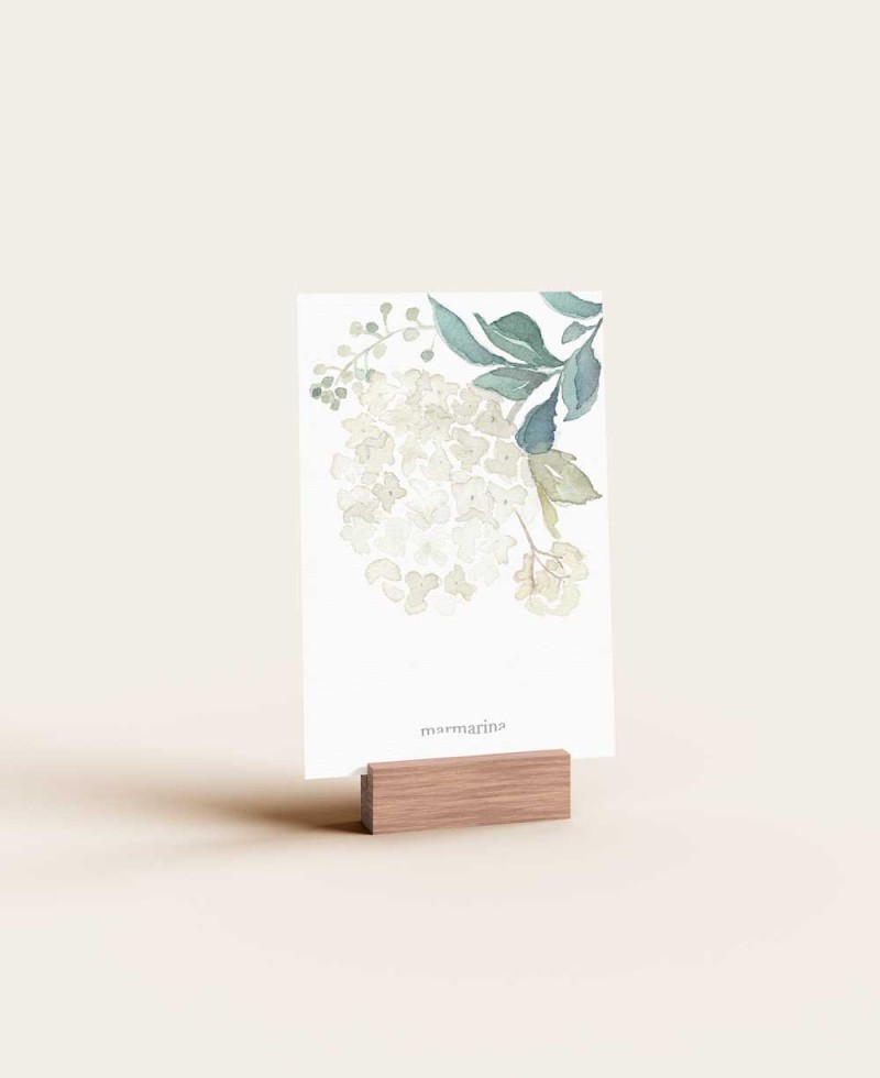 Zurück Hochzeitsnummern Weiße Botanische Kollektion