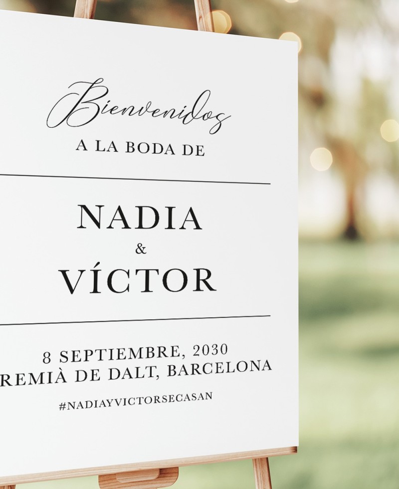 Poster di benvenuto personalizzato per il matrimonio Poster di benvenuto personalizzato per il matrimonio