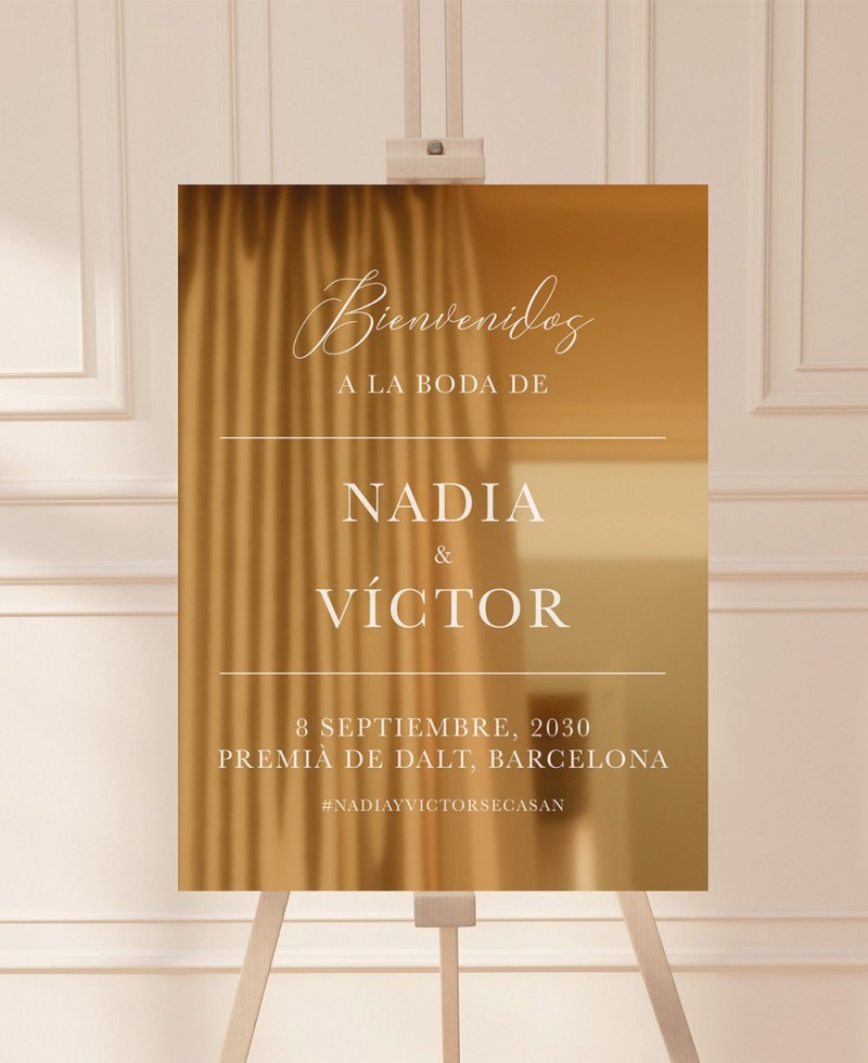 Poster d'ingresso al matrimonio con nomi Poster d'ingresso al matrimonio con nomi