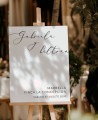 Zoom cartel de entrada para bodas personalizado