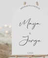 Zoom Poster Personalizzato per l'Ingresso al Matrimonio