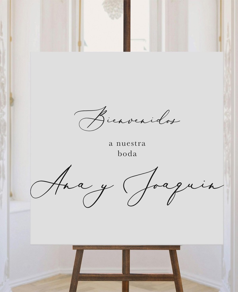 Welcome sign for square names weddings Welcome sign for square names weddings