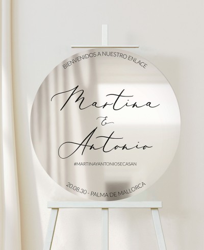 Poster dei nomi del cerchio di benvenuto | Marmarina