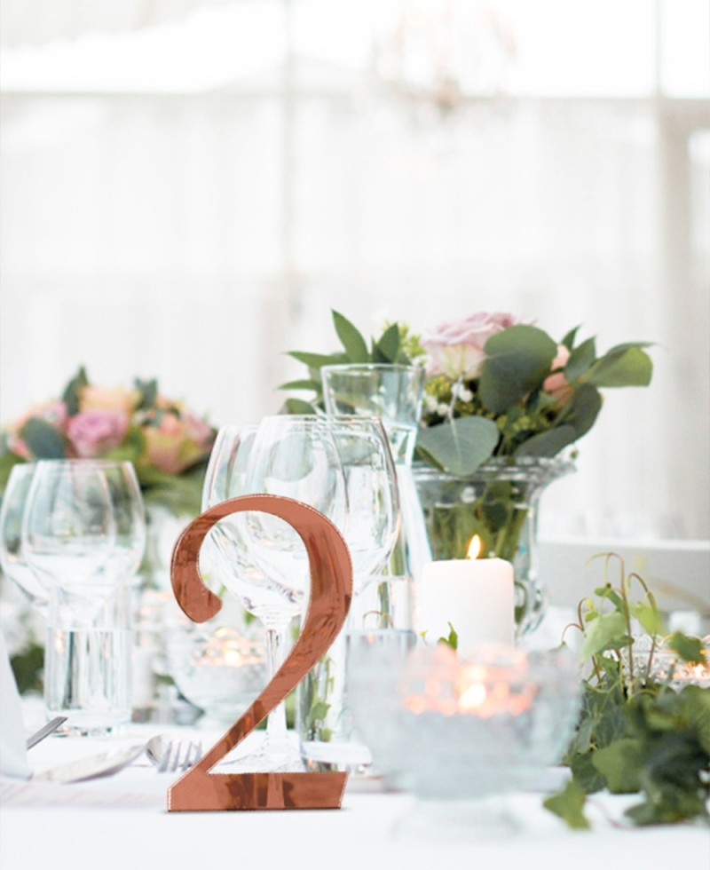 Números de mesa rígidos para bodas Números de mesa rígidos para bodas