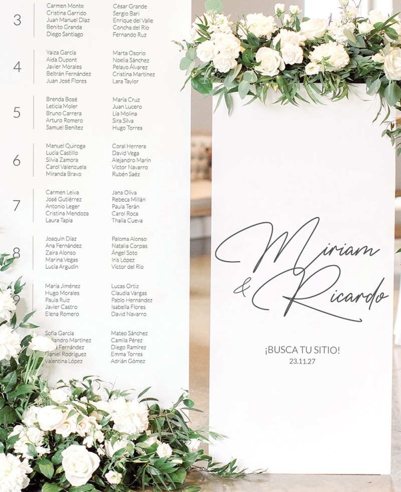Décoration de mariage, plan de table, calligraphie rigide Décoration de mariage, plan de table, calligraphie rigide