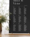 Poster seating elegant wedding plan pretty decoration