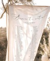 Cartaz de assento de plano de casamento Boho personalizado