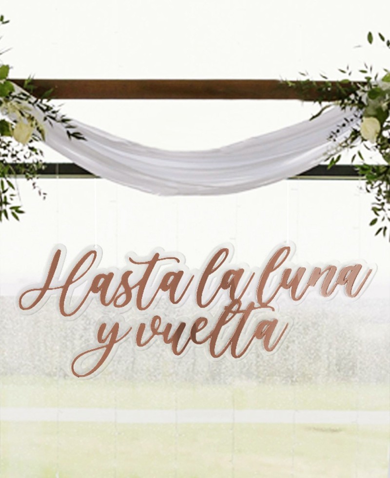 Phrase d’affiche de mariage à la lune Phrase d’affiche de mariage à la lune