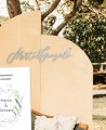 Carteles decorativos de boda con nombres