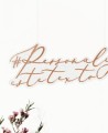 Decoración para bodas personalizada caligrafía manuscrita