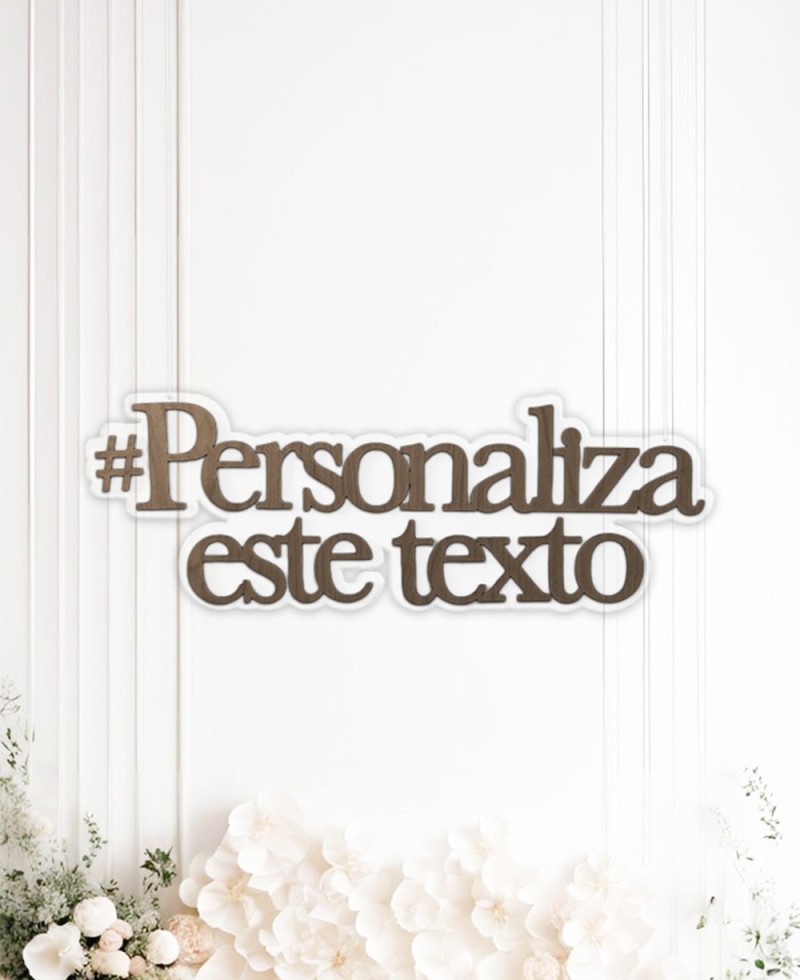 Cartel personalizado para bodas hashtag personalizado Cartel personalizado para bodas hashtag personalizado