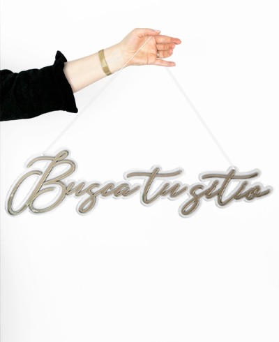 Busca tu sitio metacrilato cartel decorativo