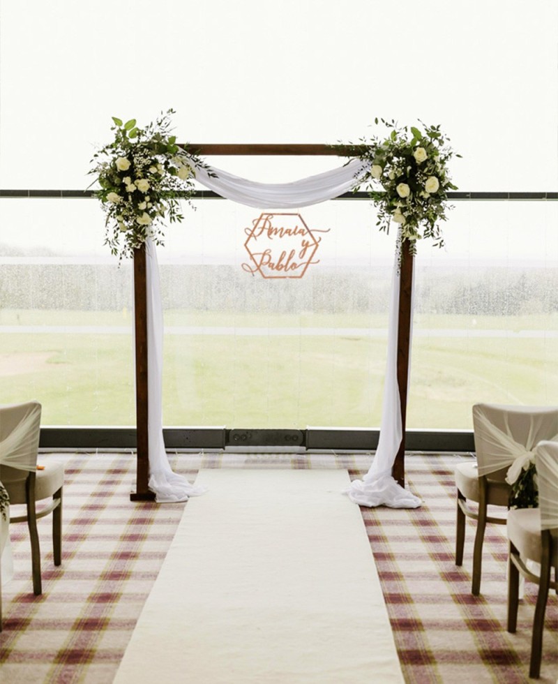 Decoración para bodas hexágono personalizado Decoración para bodas hexágono personalizado