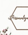 Zoom decoración para bodas personalizado hexágono