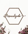 Cartel decorativo para bodas personalizado
