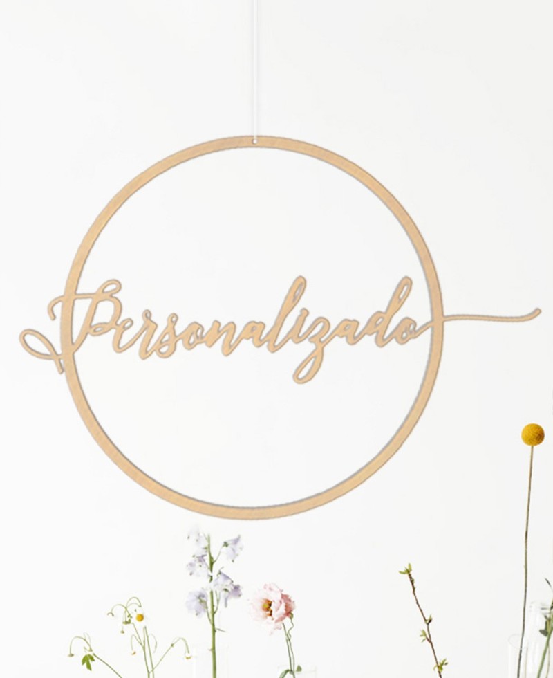 Zoom Wedding Decoration Circular Crown Text Zoom Wedding Decoration Circular Crown Text