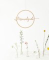 Cartel decorativo para bodas personalizado