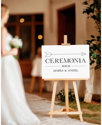 Affiche de mariage décorative personnalisée