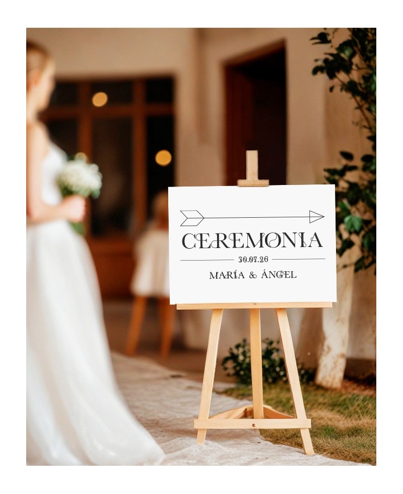 Cartel decorativo para bodas personalizado Cartel decorativo para bodas personalizado