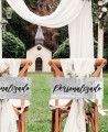 Zoom cartel para sillas de boda texto personalizado