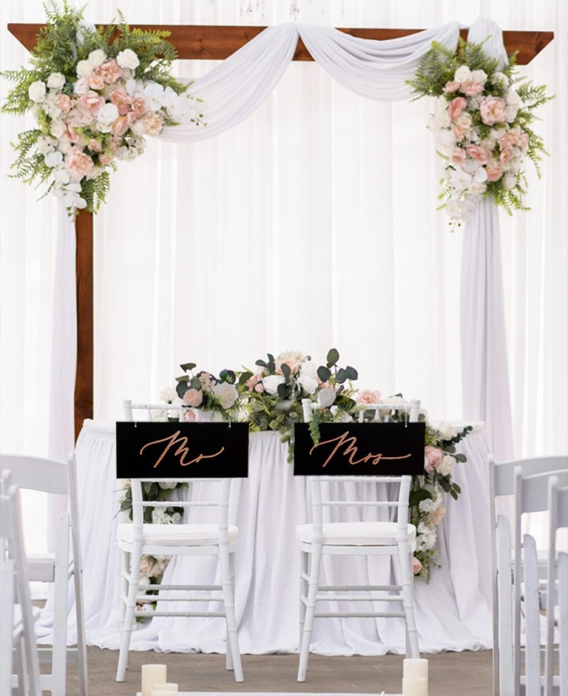 Decoración para sillas de boda cartel mr mrs Decoración para sillas de boda cartel mr mrs