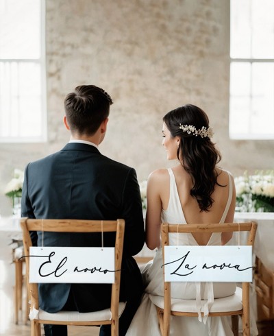 Decoração de casamento O noivo A noiva