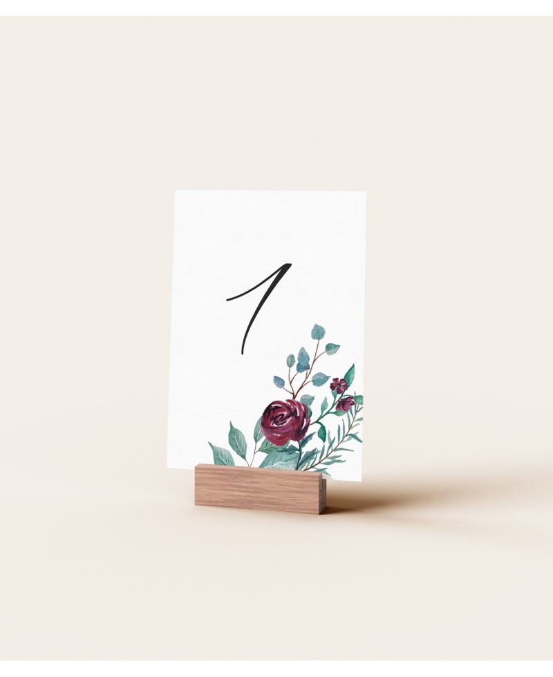 Tischnummern für die botanische Sammlung von Hochzeiten Tischnummern für die botanische Sammlung von Hochzeiten