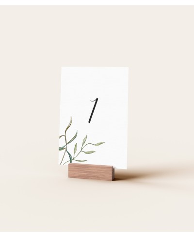 Olive Wedding Table Numbers