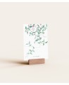 Números da mesa traseira para casamentos ivy e heather