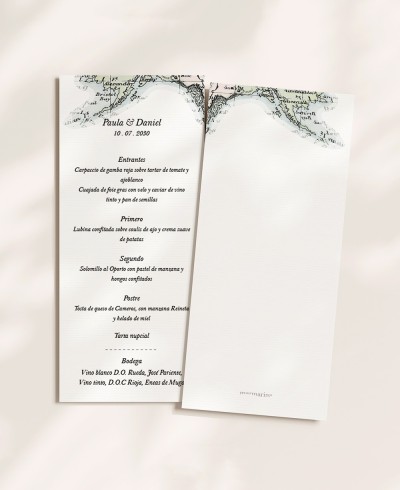 Menu di nozze Torna sulla mappa