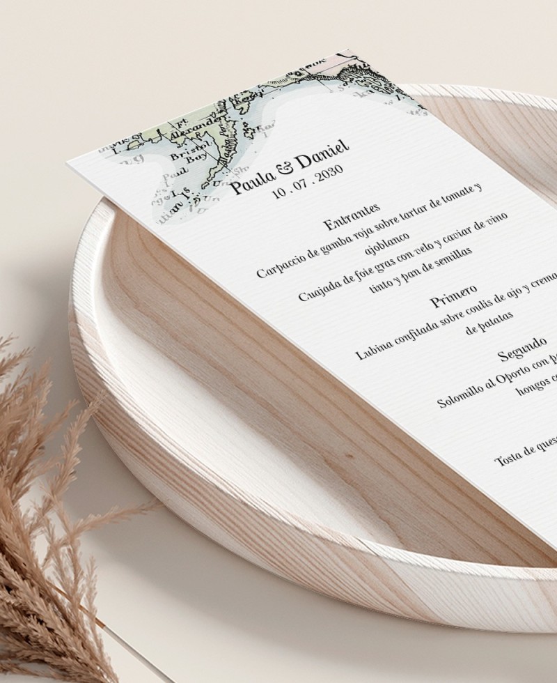 Karte der Protokolle für Hochzeiten Karte der Protokolle für Hochzeiten
