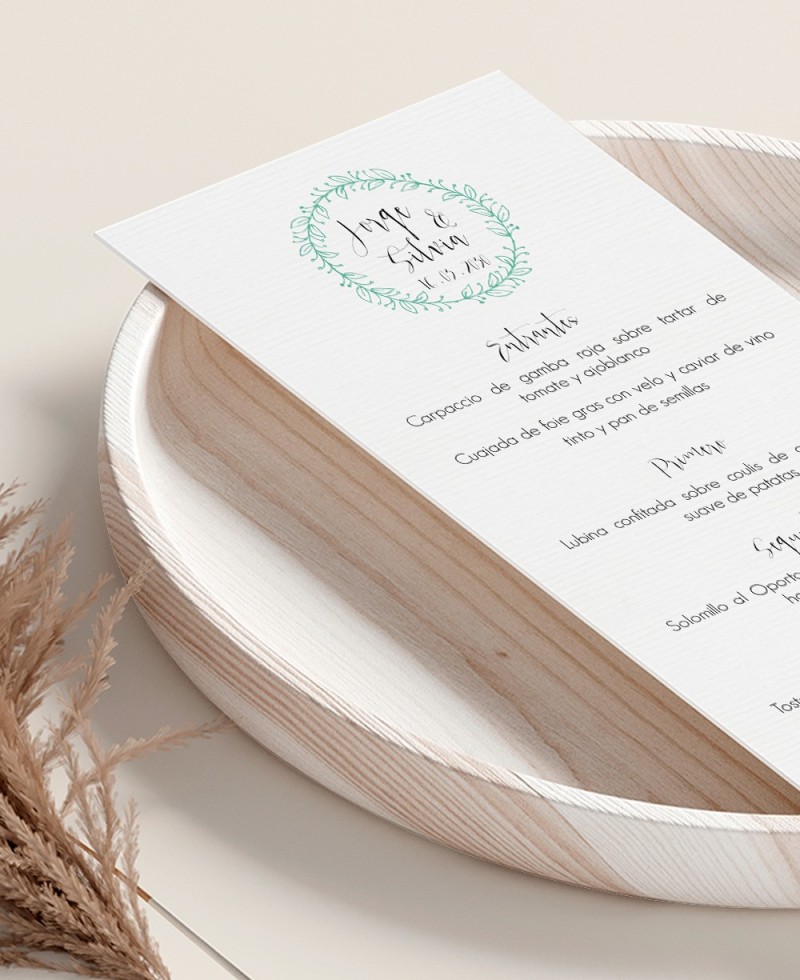 Zoom Hochzeitsmenüs mit Foto Zoom Hochzeitsmenüs mit Foto