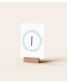 Numero de mesa para bodas colección con foto