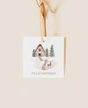 Classic Square Label for Christmas Gifts