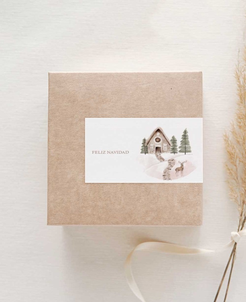 Rectangular sticker decoration Christmas gifts Rectangular sticker decoration Christmas gifts