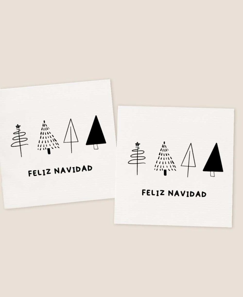Adesivos quadrados de Natal mínimos Adesivos quadrados de Natal mínimos